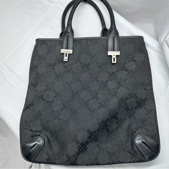 TUMI Signature Logo Tote Textile with Leather trim - Picture 3 of 6